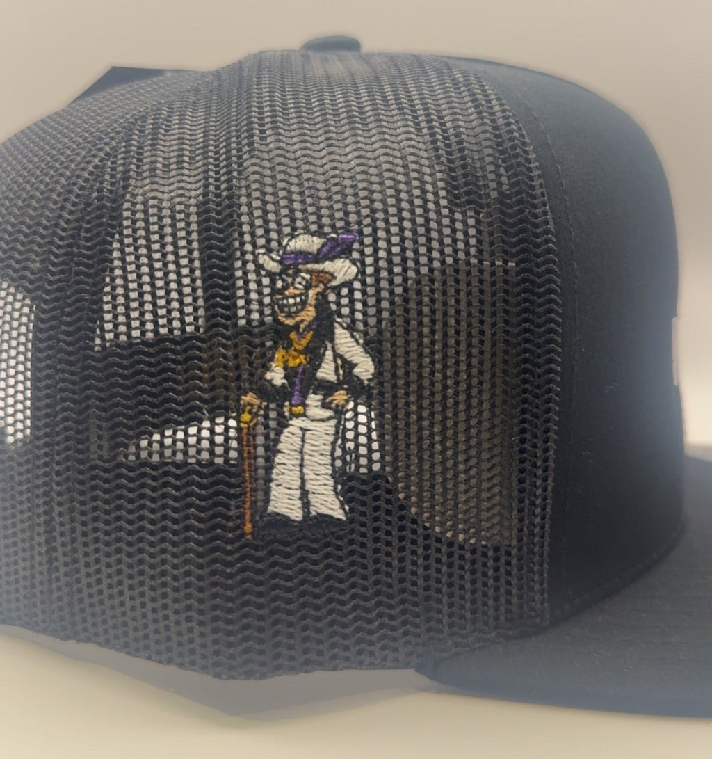 Pimp flat peak trucker
